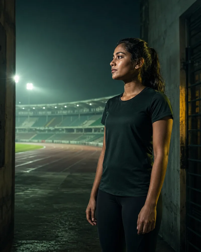 NSS athlete looking toward the national field